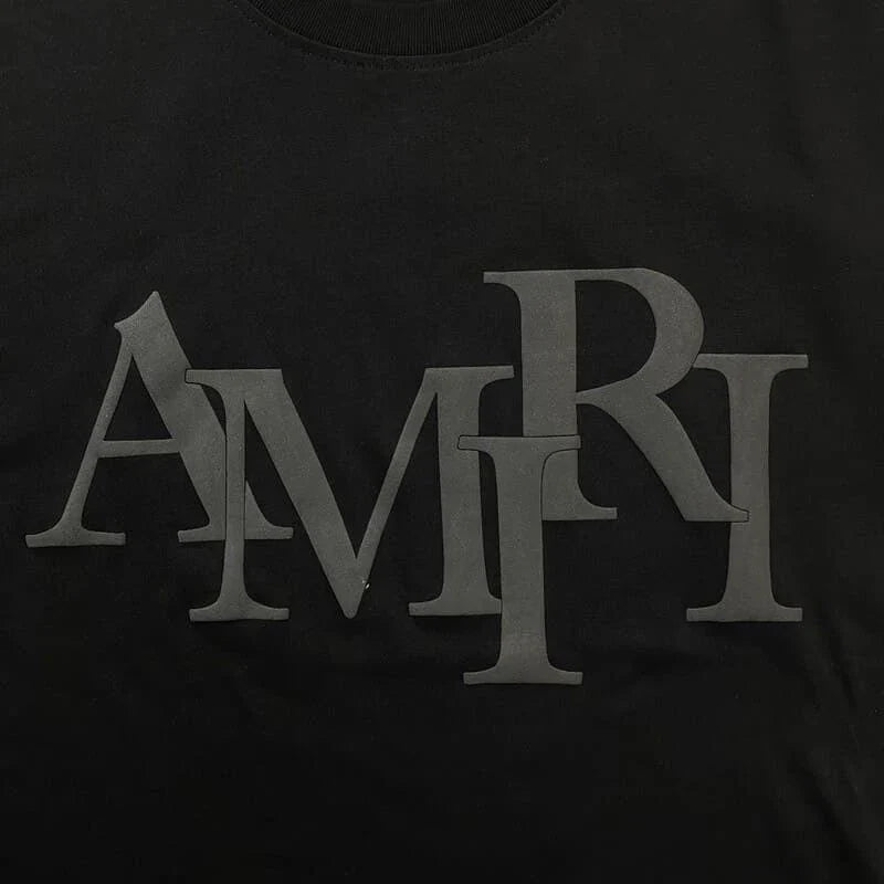 "Miri-STAGGERED LOGO" T-SHIRT