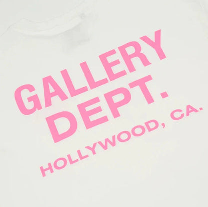 "Dept" Tee Pink
