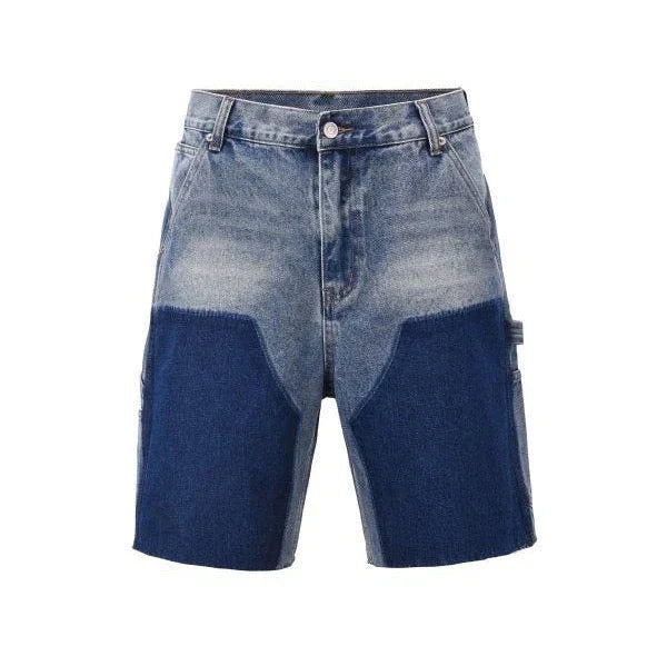 ZAVERI Blue Carpenter Shorts