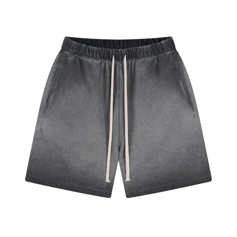 ZAVERI Black Washed Shorts