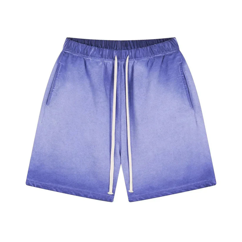 ZAVERI Purple Washed Shorts