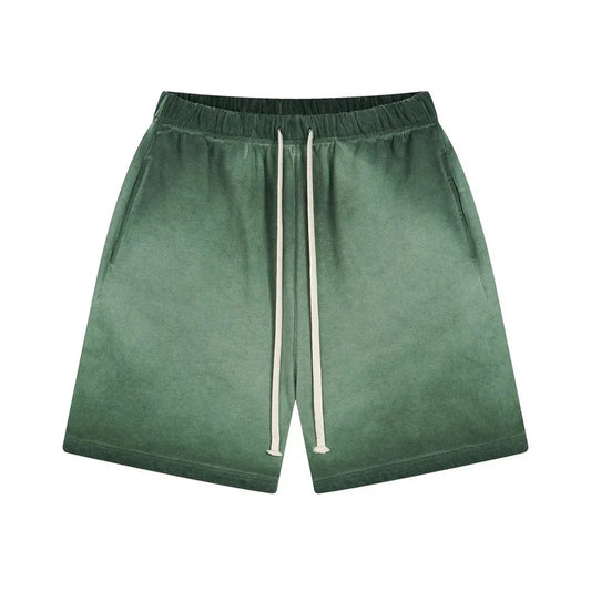 ZAVERI Green Washed Shorts
