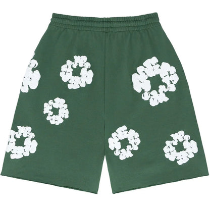 "Flower Shorts" Green