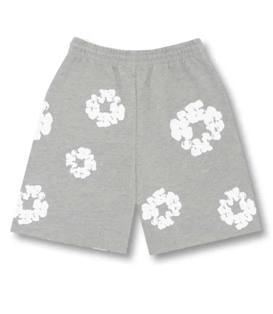 "Flower Shorts" Grey