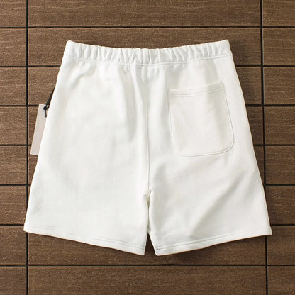 "essence" shorts white