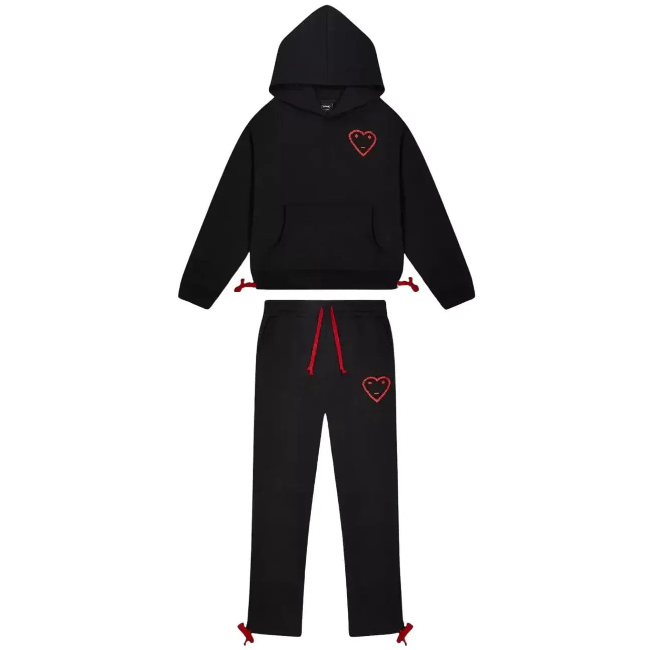 "Sicko-Tracksuit" Black and Red