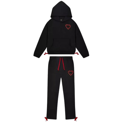 "Sicko-Tracksuit" Black and Red