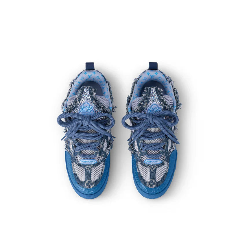 "LV Skate-Swaro" Sneaker Blue