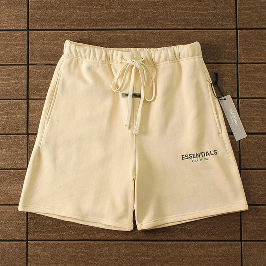 "essence" shorts beige