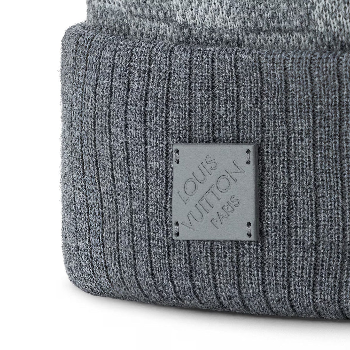 "LV" Beanie Grau