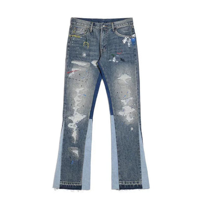 "LY" Flared Denim
