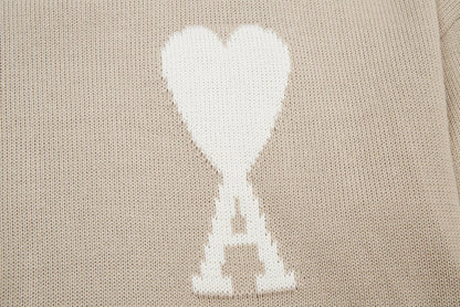 "HEART" - SWEATER CREAM