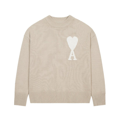 "HEART" - SWEATER CREAM