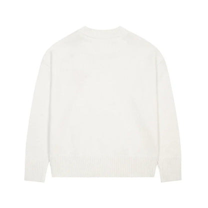 "HEART" - SWEATER WHITE