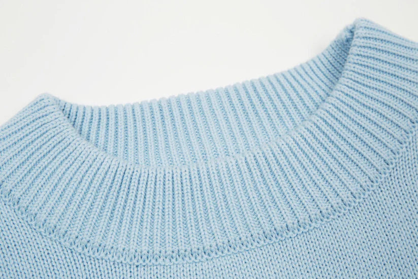 "HEART" - SWEATER BABYBLUE