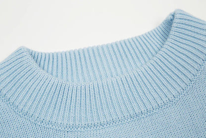 "HEART" - SWEATER BABYBLUE