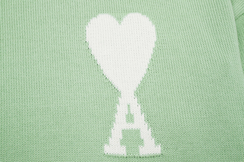 "HEART" - SWEATER MINT