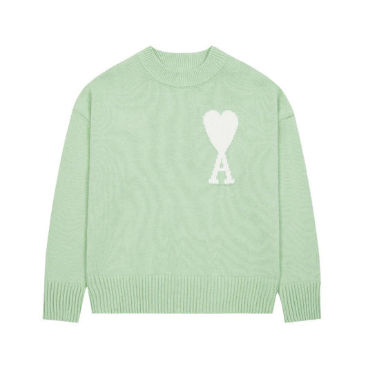 "HEART" - SWEATER MINT