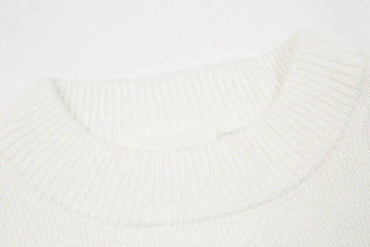 "HEART" - SWEATER WHITE