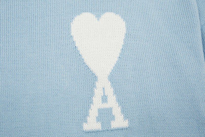 "HEART" - SWEATER BABYBLUE
