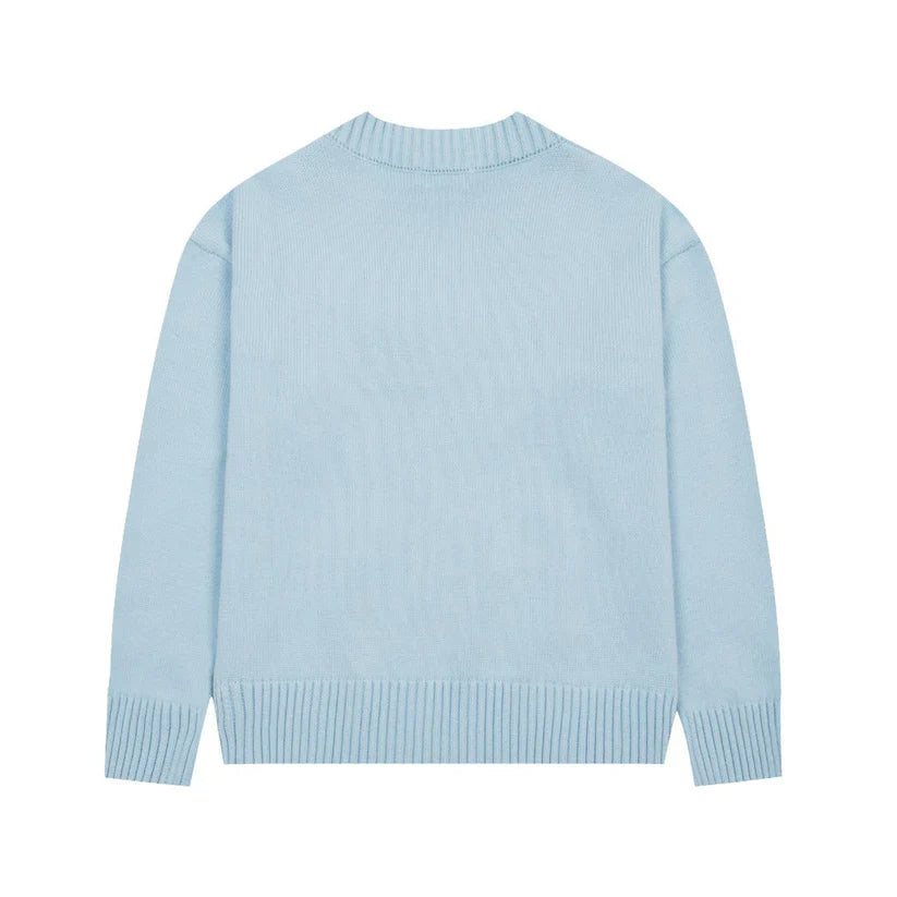 "HEART" - SWEATER BABYBLUE
