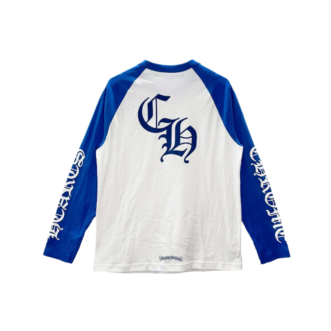 "Chrome-Longsleeve" Blue&White
